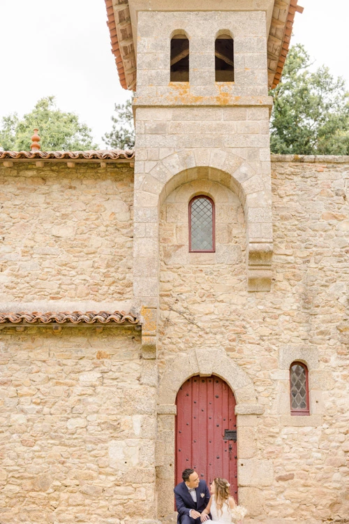 robe brique mur de pierre marron gris